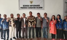 KPU Muba Kunjungi KIP Sumsel bahas Soal Layanan Informasi